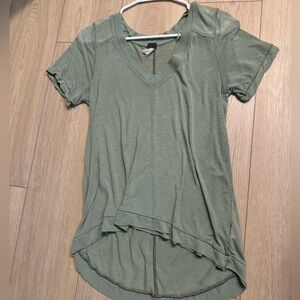 Green free people top